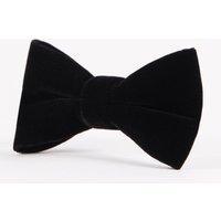 Black Velvet Bow Tie Set-Bow tie, pocket square, Cufflinks.