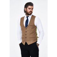 Kelvin - Oak Single Breasted Waistcoat