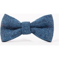 Dion blue Tweed bow tie