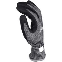 Makita Advanced FitKnit Cut Level 7 Nitrile Coated Dipped Gloves Black / Grey XL Pack of 1