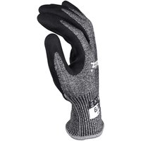 Makita Advanced FitKnit Cut Level 7 Nitrile Coated Dipped Gloves Black / Grey L Pack of 1