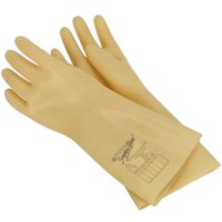 Sealey High Voltage Electricians Safety Gloves Yellow One Size