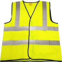 Sealey WorkSafe Hi Vis Waistcoat Yellow 2XL