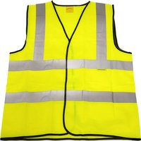 Sealey WorkSafe Hi Vis Waistcoat Yellow L