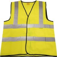 Sealey WorkSafe Hi Vis Waistcoat Yellow XL