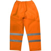 Sealey Hi Vis Waterproof Trousers Orange L