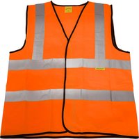 Sealey WorkSafe Hi Vis Waistcoat Orange XL