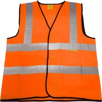 Sealey WorkSafe Hi Vis Waistcoat Orange M