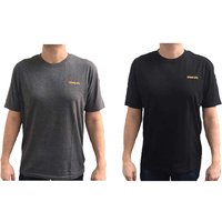 Stanley Mens T Shirt Twin Pack of 2 Grey / Black M