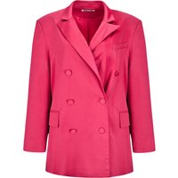 Mira Pink Double-Breasted Blazer