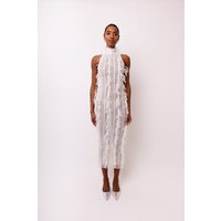 Calla White Midi Dress