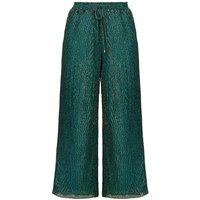 Ama Teal Green Wide Leg Trousers