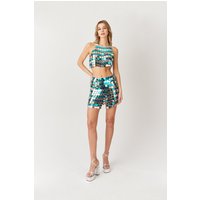 Trixie Blue Disc Sequin Co-Ord