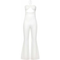 Sandy White Halter Neck Jumpsuit