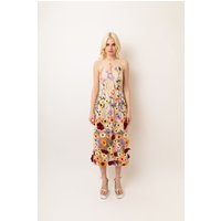 Dorothy Floral Motif Midi Dress