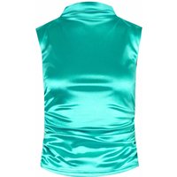 Elvis Aqua Disco High Neck Top