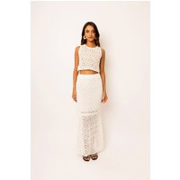 Capri Crochet Lace Maxi Skirt