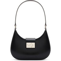 Albany Black Leather Shoulder Bag