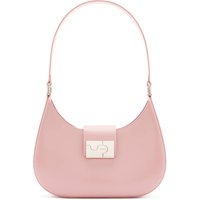 Albany Rose Pink Leather Shoulder Bag
