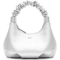 Verona Silver Ruched Bag