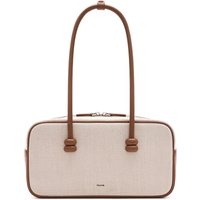Chicago Beige Beaded Underarm Bag