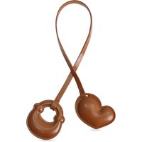 Brown Heart Pendant Bag Decoration