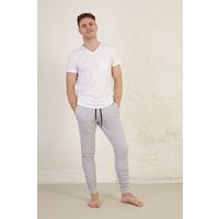 Unisex Rouched Ankle Full Length Organic Cotton Jersey Joggers