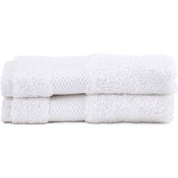 2 Pack White Luxury Organic Cotton Face Towel