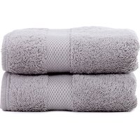 2 Pack Mineral Grey Luxury Organic Cotton Hand Towel