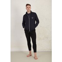 Zip Front Slim Fit Organic Cotton Interlock Jacket