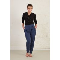 Long Sleeve Half Placket Organic Cotton Jersey Top