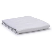 Light Grey Classic Organic Cotton Sateen Weave Flat Sheet