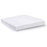 White Classic Organic Cotton Sateen Weave Flat Sheet