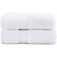 2 Pack White Luxury Organic Cotton Hand Towel