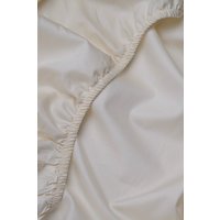 Natural Classic Organic Cotton Sateen Weave Fitted Sheet