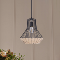 Geometric Rattan Pendant Light for Timeless Elegance and Warmth
