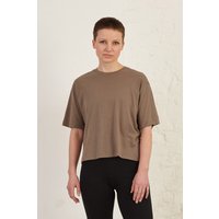 Boxy Slightly Cropped Organic Cotton Jersey T-Shirt