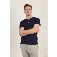 Henley Regular Fit Organic Cotton Jersey T-Shirt