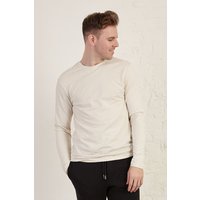 Essential Long Sleeve Regular Fit Organic Cotton Jersey T-Shirt