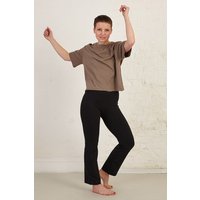 Full Length Organic Cotton Spandex Jersey Yoga Pants