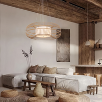 Natural-Coloured Modern Minimalist Pendant Light