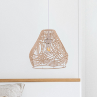 Woven Whisper Natural Rattan Pendant Light for Serene Living
