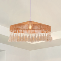 Tassel Breeze Woven Pendant Light for Boho Charm and Warmth