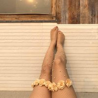 Peachy Affair Fishnet Stockings