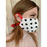 Heart Breaker Polka Dot Mask
