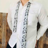 Monochrome Comic Strip Graphic Tie