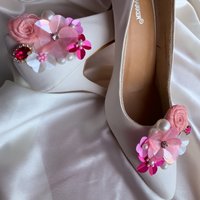 Berries & Blush Shoe Clips
