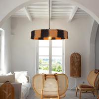 Handwoven Paper Rope Pendant Light for a Warm Modern Glow
