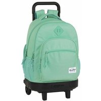 School Rucksack with Wheels Compact BlackFit8 M918 Turquoise 33 X 45 X 22 cm
