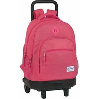 School Rucksack with Wheels Compact BlackFit8 M918 Pink (33 x 45 x 22 cm)